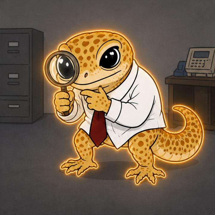 Gecko investigating